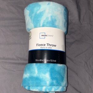 Mainstays Aqua Fleece Blanket